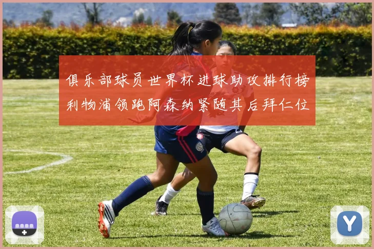 俱乐部球员世界杯进球助攻排行榜利物浦领跑阿森纳紧随其后拜仁位列第三